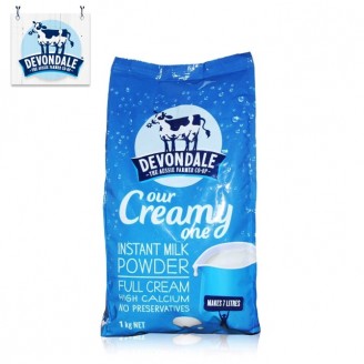 Devondale德运高钙速溶全脂高钙奶粉 1KG Devondale德运高钙速溶全脂高钙奶粉 1KG